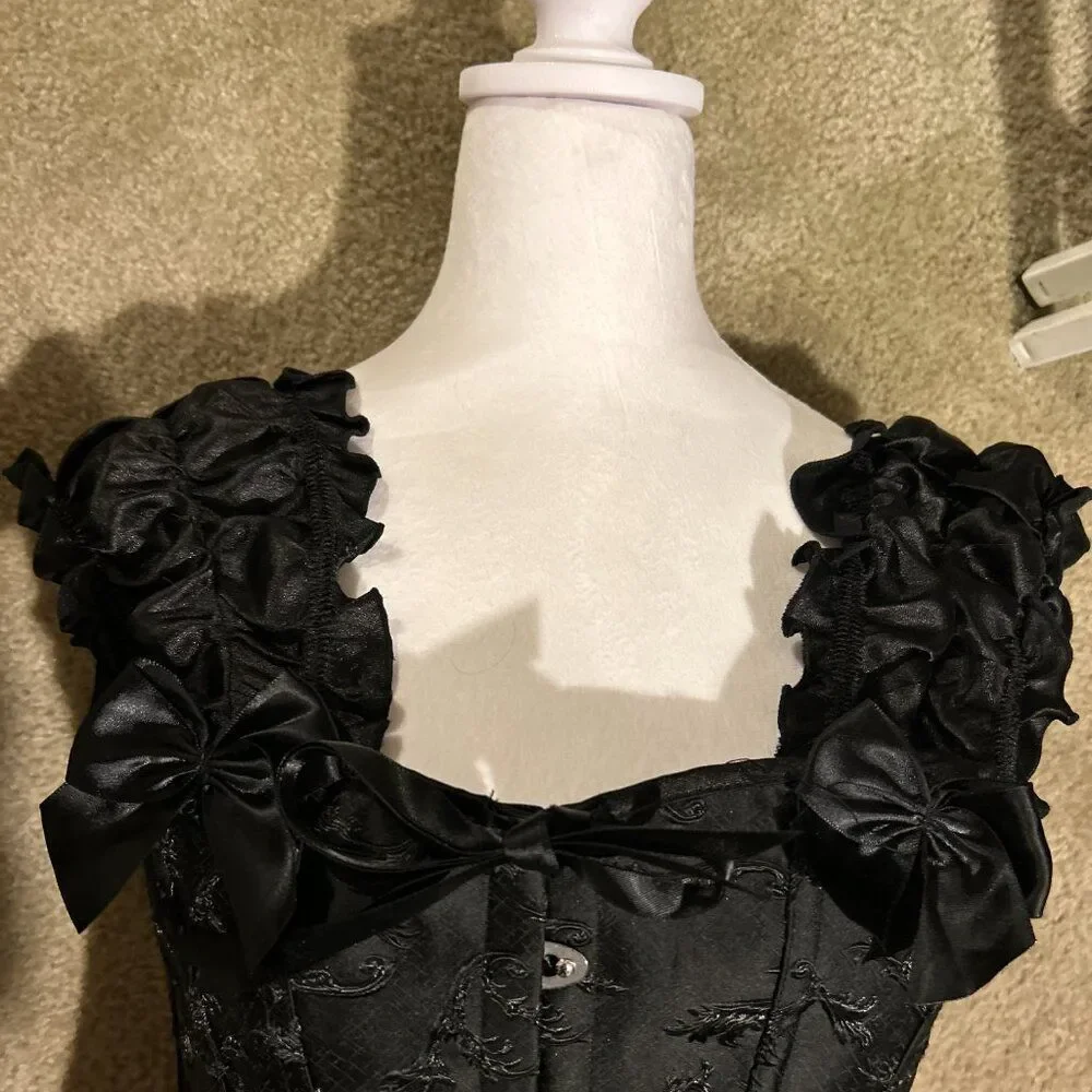 Black corset size M